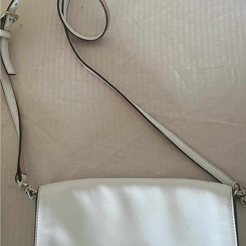 kate spade Cream Leather Crossbody Bag